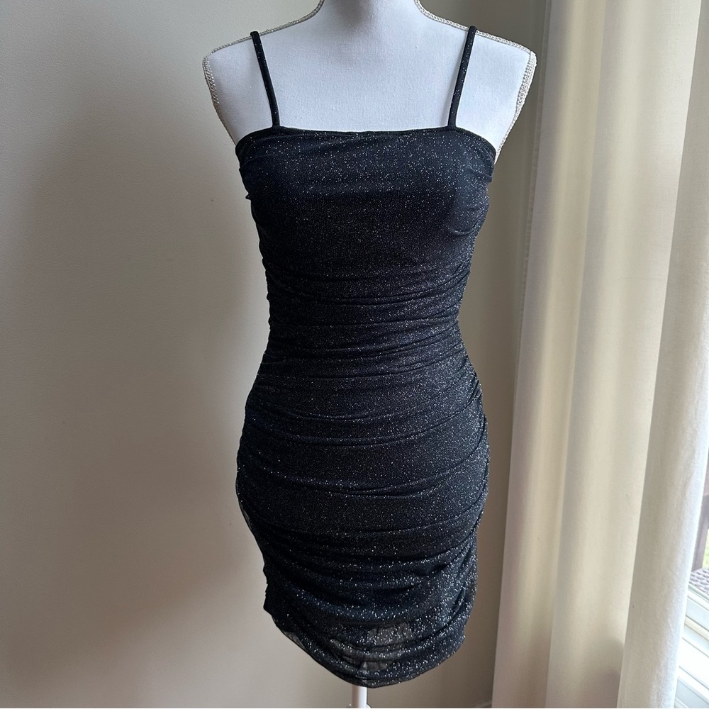 Semi Formal Black Glitter‎ Dress Size Women’s Small